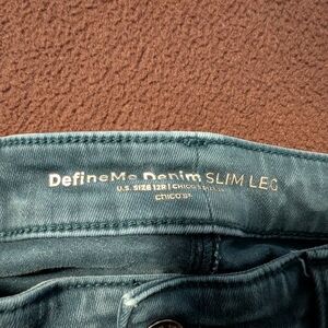 Chico's DefineMe Denim Skinny Jeans - Teal